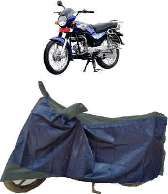 Autoprime Two Wheeler Cover for Kinetic(Boss, Black, Blue)