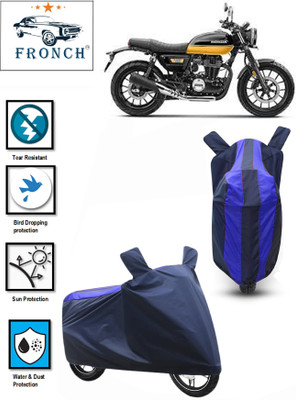 FRONCH Waterproof Two Wheeler Cover for Honda(CB350RS, Blue)