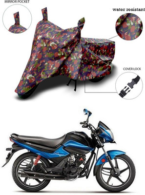 DeepShakshi AUTOMOTIVE Waterproof Two Wheeler Cover for Hero(Multicolor)