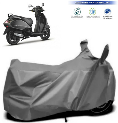 ma collections Waterproof Two Wheeler Cover for TVS(Jupiter, Grey)