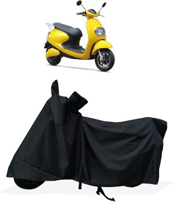 Tricway Two Wheeler Cover for Techo Electra(Emerge, Black)