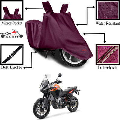 KEDIT Two Wheeler Cover for KTM(1050 Adventure, Maroon)