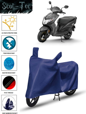 SCOR-TEC Waterproof Two Wheeler Cover for Honda(Dio, Blue)
