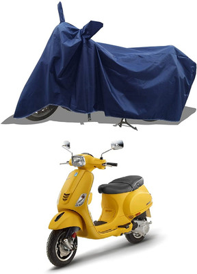KEDIT Two Wheeler Cover for Vespa(ZX 125, Blue)