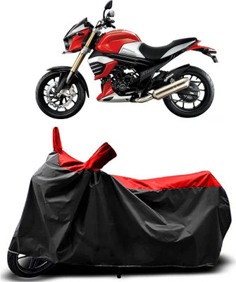MMSSTAR Waterproof Two Wheeler Cover for Mahindra(MOJO XT 300, Red)
