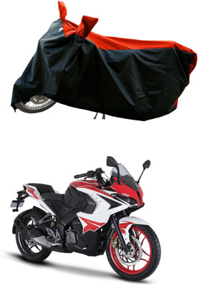 DeepShakshi AUTOMOTIVE Waterproof Two Wheeler Cover for Bajaj(Pulsar RS 200, Red)