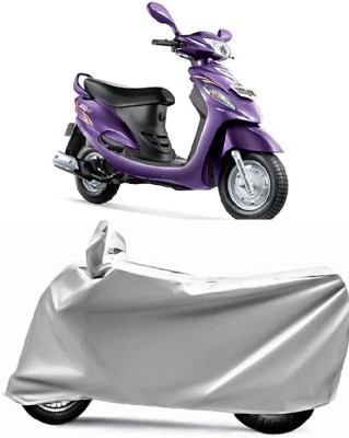 AUCTIMO Two Wheeler Cover for Mahindra(Rodeo RZ, Silver)