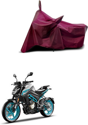 Aoriyon Waterproof Two Wheeler Cover for CFMoto(300NK, Maroon)