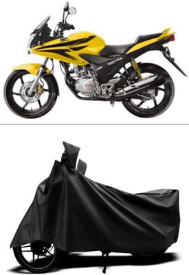 Mdstar Waterproof Two Wheeler Cover for Honda(Stunner CBF, Black)