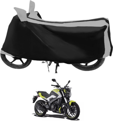 Euro Care Waterproof Two Wheeler Cover for Bajaj(Dominar 250, Silver)