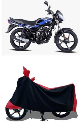 AASHTIK MART Two Wheeler Cover for Bajaj(CT100, Red)