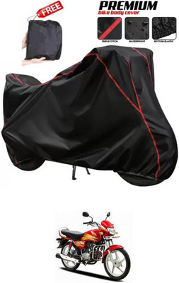 DeepShakshi AUTOMOTIVE Two Wheeler Cover for Hero(CD deluxe, Black)
