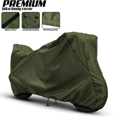 OliverX Waterproof Two Wheeler Cover for Royal Enfield(Himalayan, Green)