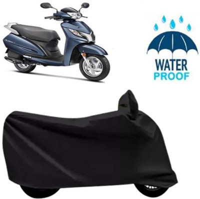RAAMKM Waterproof Two Wheeler Cover for Hero, Honda, Royal Enfield, TVS(GTS Super 300 BS6, Black)
