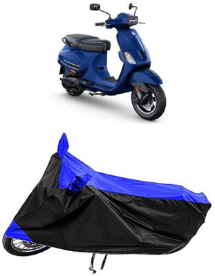 MMSSTAR Two Wheeler Cover for Vespa(Piaggio Elettrica BS6, Blue)