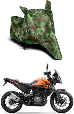 Mdstar Waterproof Two Wheeler Cover for KTM(390 Adventure, Multicolor)
