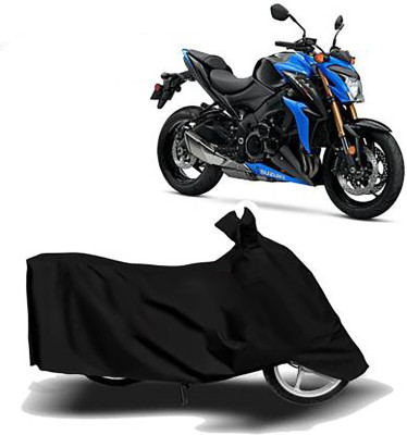 Mdstar Waterproof Two Wheeler Cover for Suzuki(GSX-S1000 ABS, Black)