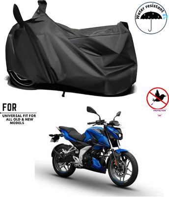 smwzxyu Waterproof Two Wheeler Cover for Bajaj(Pulsar N160, Black)