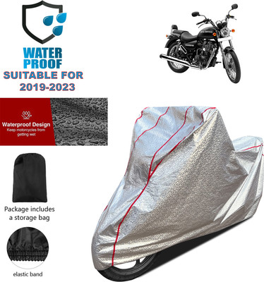 PAGORA Waterproof Two Wheeler Cover for Royal Enfield(Thunderbird 500, Silver)