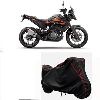 Autohug Waterproof Two Wheeler Cover for KTM(250 Duke, Black, Red)