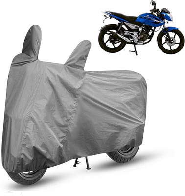 HMS Two Wheeler Cover for Bajaj(XCD 125cc, Grey)