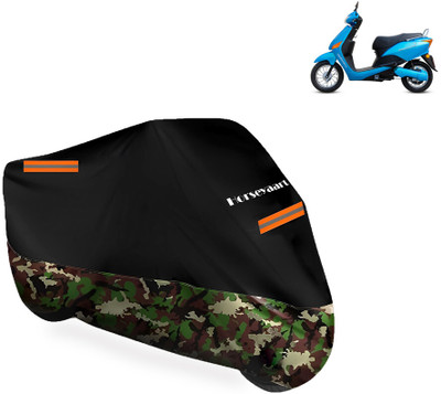 Horseyaart Waterproof Two Wheeler Cover for Hero Electric(Electric Optima BS6, Multicolor)