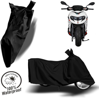 Autoinnovation Waterproof Two Wheeler Cover for Aprilia(SR 125, Black)