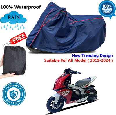 AUTOCAD Waterproof Two Wheeler Cover for TVS(Creon BS6, Blue, Red)