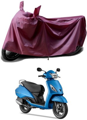 APNEK Waterproof Two Wheeler Cover for TVS(Jupiter, Maroon)