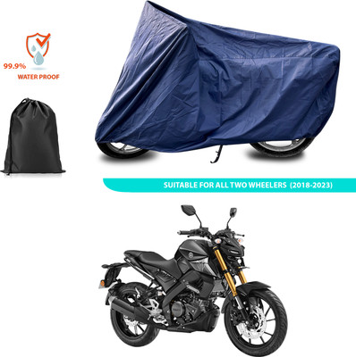 GOSHIV-car and bike accessories Waterproof Two Wheeler Cover for Yamaha(MT 15 New BS6, Blue)