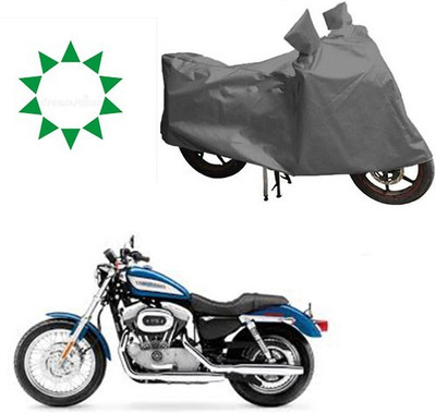 DeepShakshi AUTOMOTIVE Waterproof Two Wheeler Cover for Harley Davidson(XL 883, Grey)