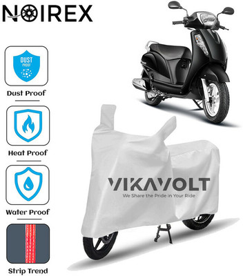 NOIREX Waterproof Two Wheeler Cover for Suzuki(Access 125, Silver)