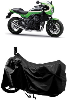 MMSSTAR Waterproof Two Wheeler Cover for Kawasaki(Z900 RS Cafe Racer, Black)