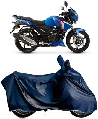 Trustizen Waterproof Two Wheeler Cover for TVS(Apache, Blue)