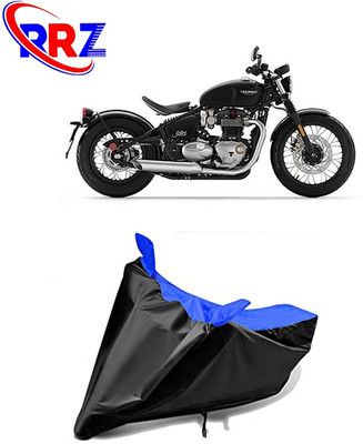 RRZ Waterproof Two Wheeler Cover for Triumph(Bonneville Bobber, Black, Blue)