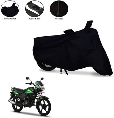 DeepShakshi AUTOMOTIVE Two Wheeler Cover for TVS(Sport ES, Black)