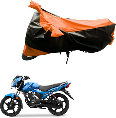 MWBB Waterproof Two Wheeler Cover for TVS(Victor GLX, Black, Blue)