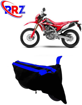 RRZ Waterproof Two Wheeler Cover for Honda(CRF 250 L, Black, Blue)