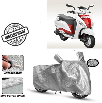 ROYAL AUTO MART Waterproof Two Wheeler Cover for Hero(Maestro Edge 125, Silver)