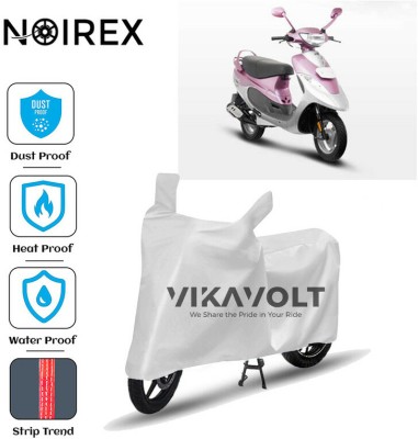 NOIREX Waterproof Two Wheeler Cover for TVS(Scooty Pep+, Silver)