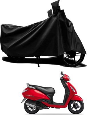 AASHTIK MART Two Wheeler Cover for TVS(Jupiter, Black)