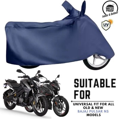 MADAFIYA Waterproof Two Wheeler Cover for Bajaj(Pulsar NS 160, Blue)