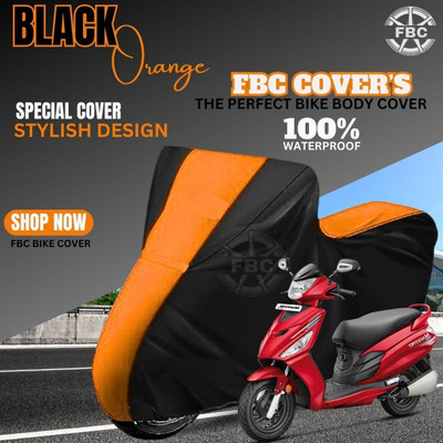 OliverX Waterproof Two Wheeler Cover for Hero(Maestro, Black, Multicolor)