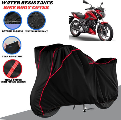 SRP PRODUCT Waterproof Two Wheeler Cover for Bajaj(Pulsar 150, Black, Red)