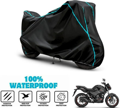 ANTHUB Waterproof Two Wheeler Cover for Hero(CBZ Extreme, Black)