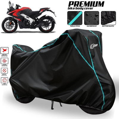 AutoGalaxy Waterproof Two Wheeler Cover for Bajaj(Pulsar 200, Black, Blue, Multicolor)