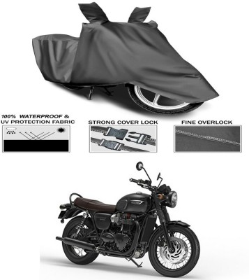 AUTOGARH Two Wheeler Cover for Triumph(Bonneville T120 Black, Grey)