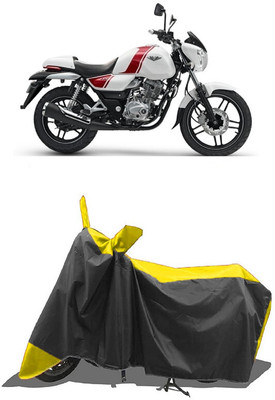 SUGASHRI Waterproof Two Wheeler Cover for Bajaj(V15, Yellow, Black)