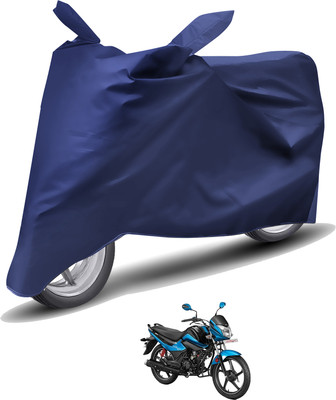 Caronix Waterproof Two Wheeler Cover for Hero(Splendor I Smart, Blue)