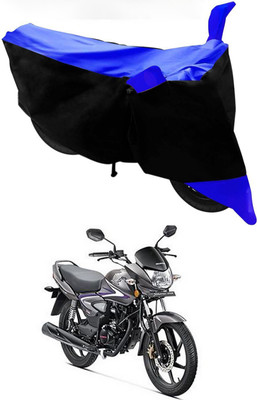 Mdstar Waterproof Two Wheeler Cover for Honda(CB Shine, Blue, Black)